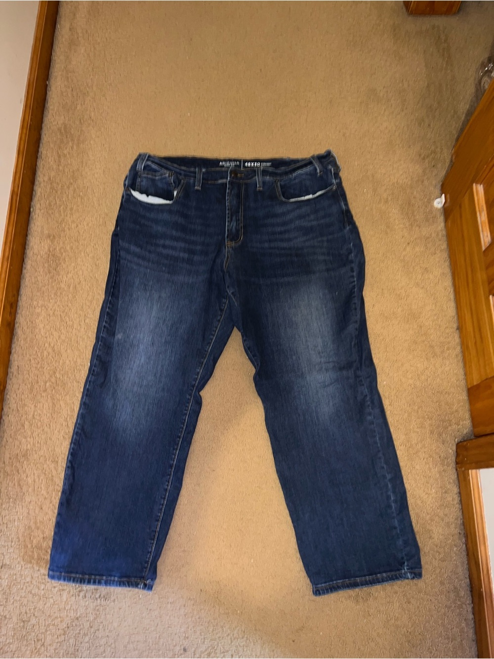 Arizona Jean Company Men's Indigo Straight Jeans